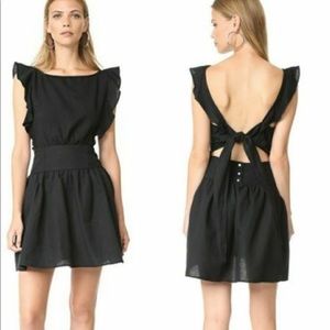 Free People Black Midi Dress